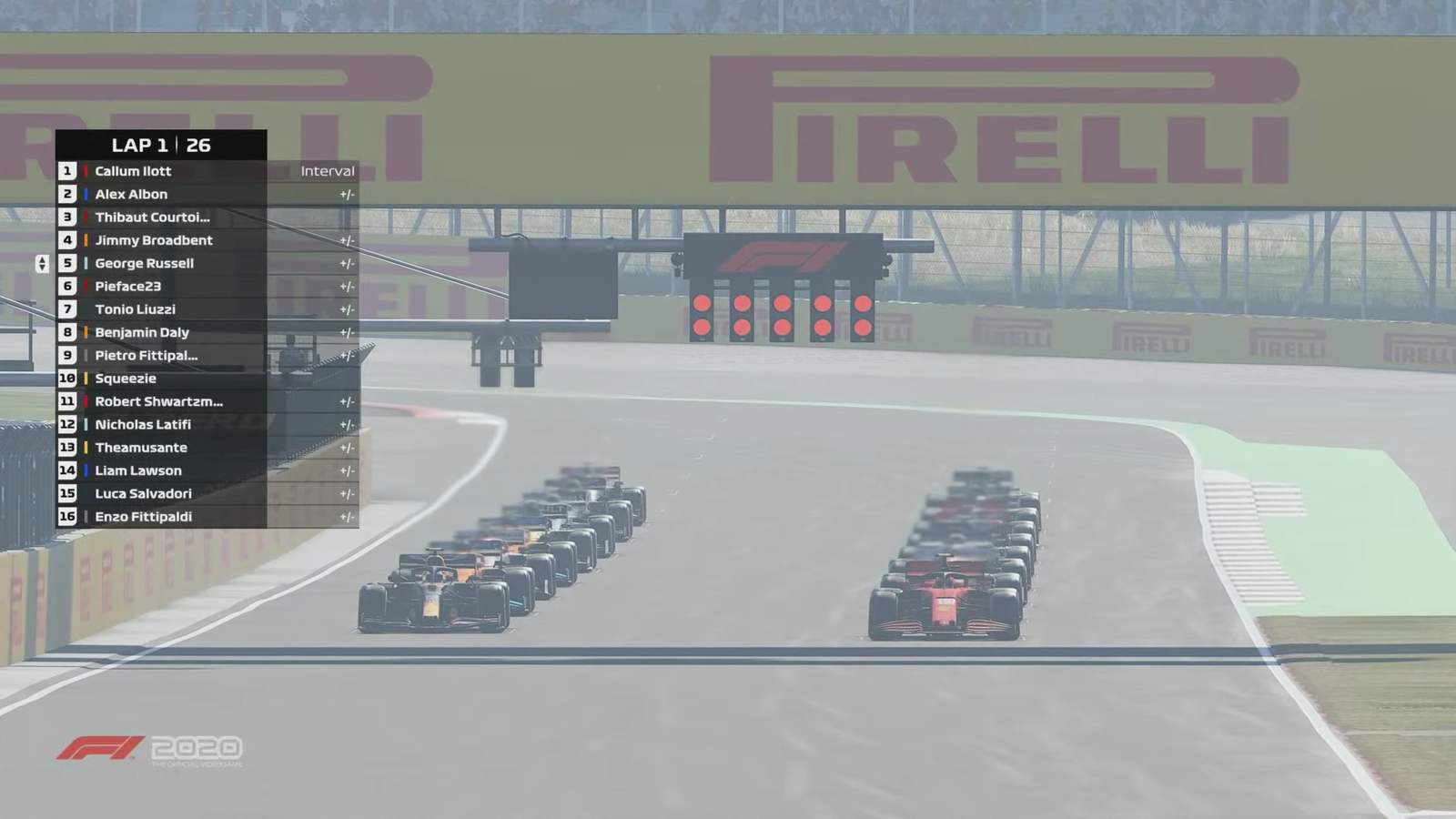 Esports: F1 Virtual British Grand Prix - Race Results